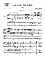 Caprice Héroïque Op. 106. 2 Pianos. - SAINT-SAËNS - Partition - Piano